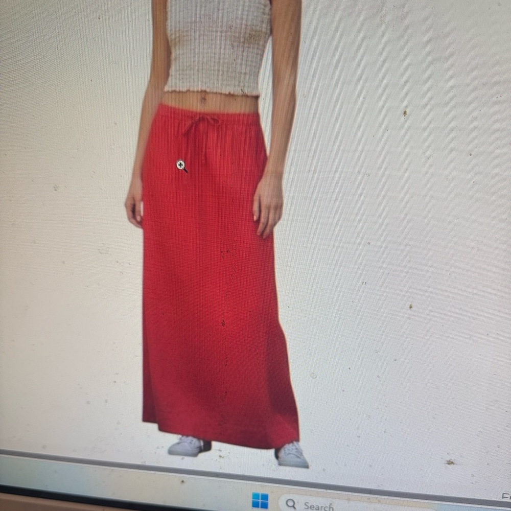 Free People Set Tank Top Skirt Size Small Babetown Two Piece Matching Combo